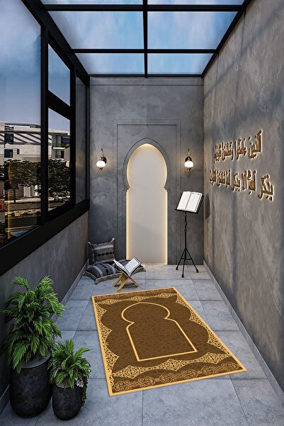 Napoli Home Covoraș de rugăciune digital cu imprimeu anti-alunecare, lavabil ...