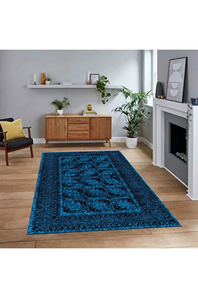 Viyana Home Dijital Baskılı Kaymaz Taban Yıkanabilir Çerçeveli Mutfak Salon H...