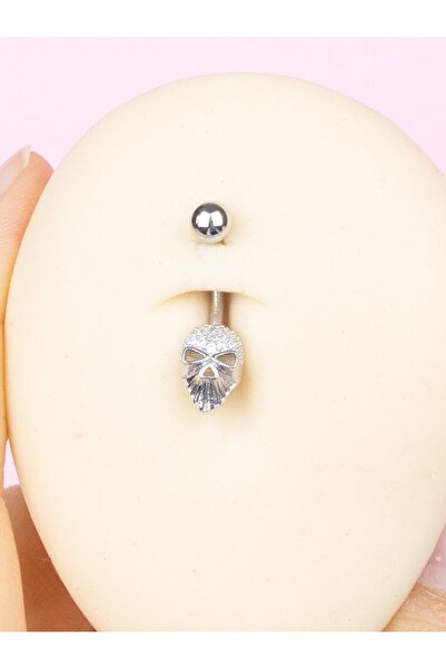 MORNEVA Minik Robot Maskesi Çelik Belly Göbek Piercingi