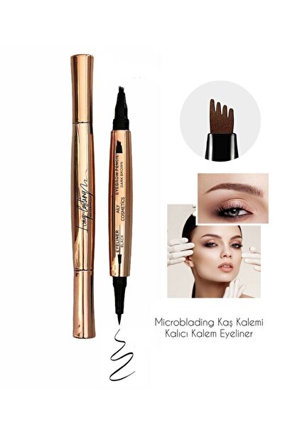 Mardinal Aily Yeni Model Çift Taraflı Kalıcı Kaş Kalemi & Kalem Eyeliner