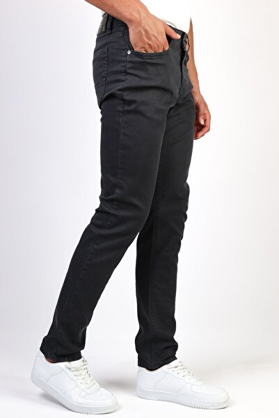 HLT JEANS Ανδρικό Anthracite Slim Fit Slim Fit Flexible Lycra Denim Jeans Jeans Παντελόνι Hlthe001967