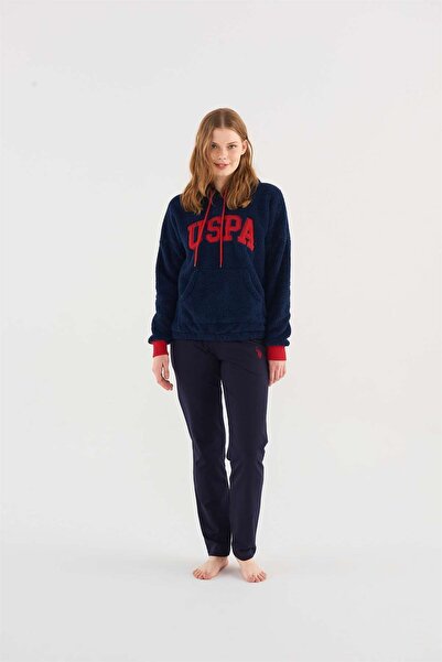 U.S. Polo Assn. Women's Navy Blue Pajama Set
