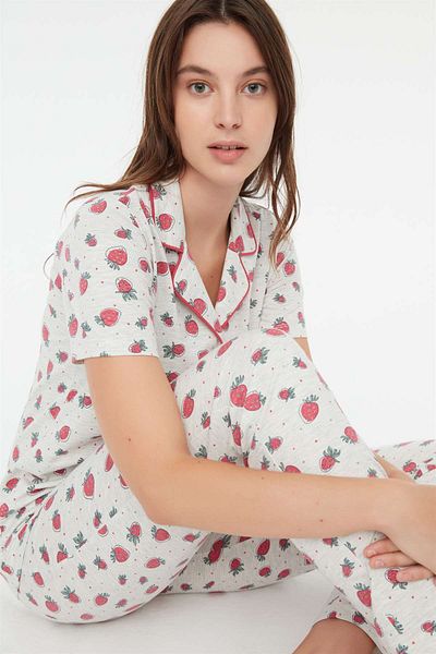 Mod Collection - Set de pijamale de damă Snow Melange