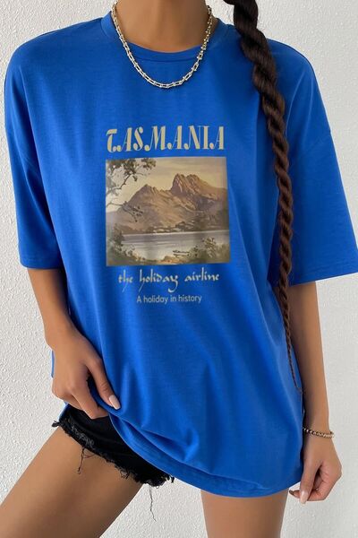 trendypassion Μπλουζάκι Unisex Tasmania Printed