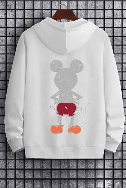 trendypassion Hanorac unisex cu imprimeu Mause Back