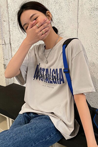 trendypassion Μπλουζάκι Unisex Nostalgia Printed Oversize