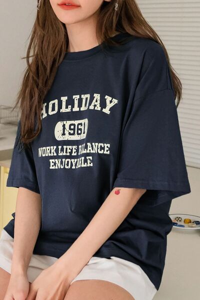 trendypassion Μπλουζάκι Unisex Holiday Printed Design