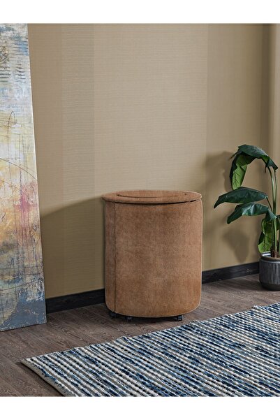 Meşe Home Elisa Makyaj Masalı Aynalı Organizerli Yumuşak Kumaşlı Kırlentli Pu...