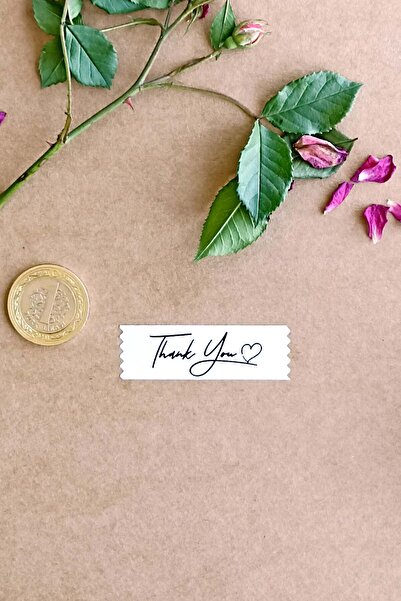 Vice Thank You Sticker / 144 Pcs Tape Sticker (1,8 X 5,5 cm)