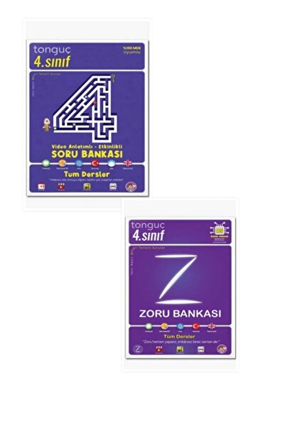 Tonguç Yayınları Tonguç 4. Sınıf Etkinlikli Video Çözümlü Tüm Dersler Soru Ba...