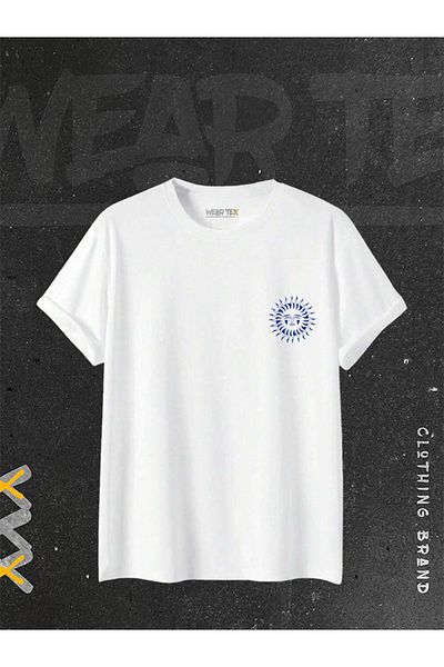 WEARTEX Unisex Oversize T-shirt - Sun Design Printed