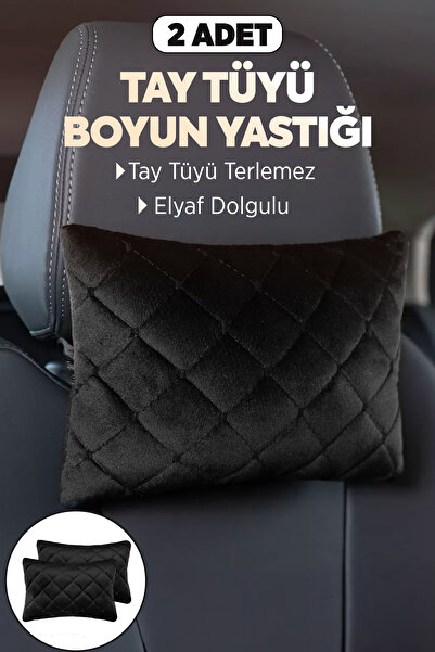 TORPEDO وسادة سفر لتقويم العظام - ريش تايلاندي لدعم الرقبة داخل السيارة، قطعت...