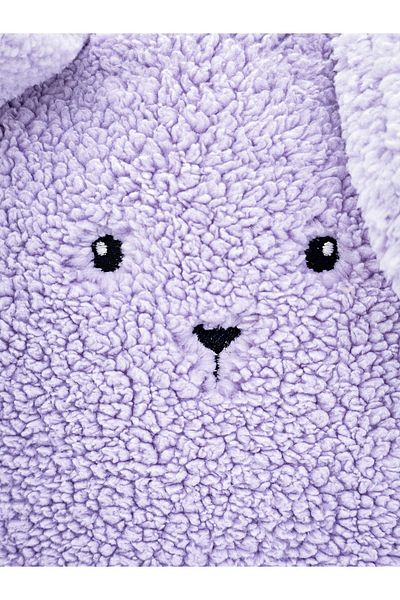 Tosbiş Rabbit Lilac 0 - 8 Years Old Kindergarten Nursery Kids School / Backpack Wellsoft Plush