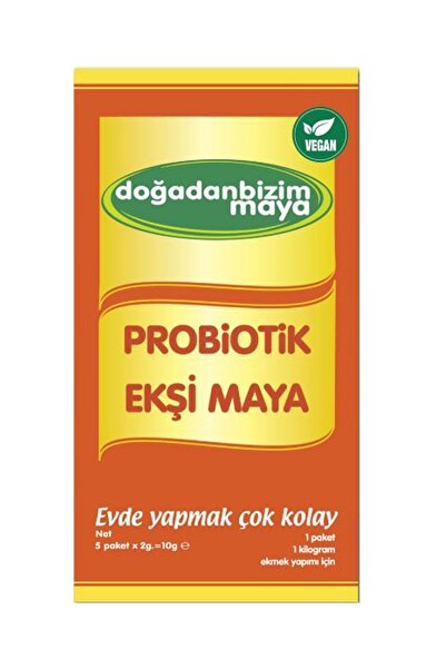 Toprak Bitkisel Ürünler Probiyotik Ekşi Maya 1 Paket 5 Saşe