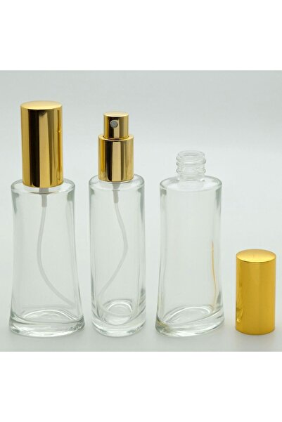 D&B YOL Boş Parfüm Şişesi 50 ml (2 ADET) (TEKRAR DOLDURULABİLİR) Eyfel Sarı M...