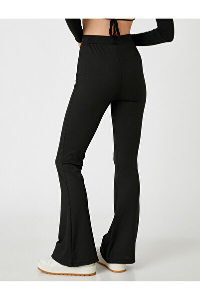 Koton High Waist Flared Trousers