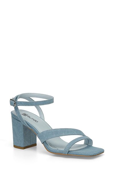 Butigo 24S-614 4FX - Blaue Sandalen mit Absatz für Damen