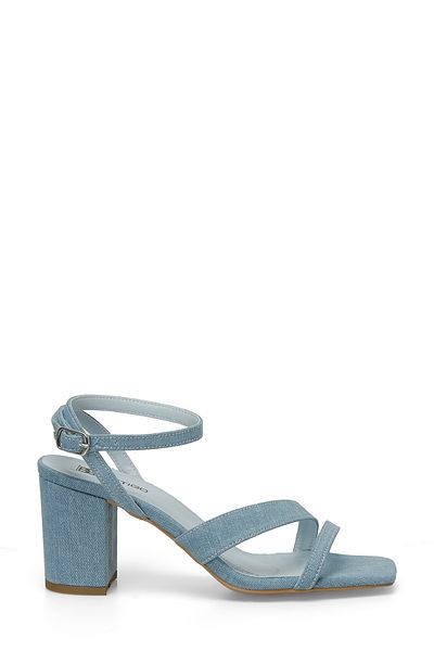 Butigo 24S-614 4FX - Blaue Sandalen mit Absatz für Damen