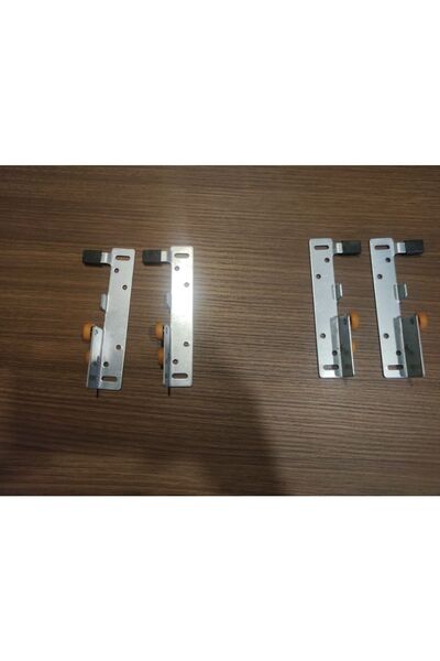 KZL AKSESUAR Dolap Ray Sistemi Içten Çalışan Askı Mekanizma Rulmanlı 2 Sağ 2 ...