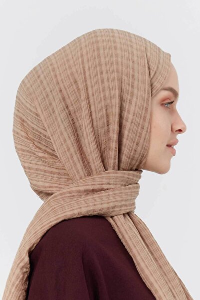 Modakaşmir Misto Pamuk Serisi Vizon Rengi Şal