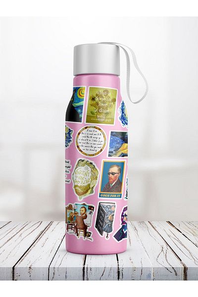 AR Sticker - Σετ αυτοκόλλητων tablet για φορητό υπολογιστή με θέμα V-Gogh 11
