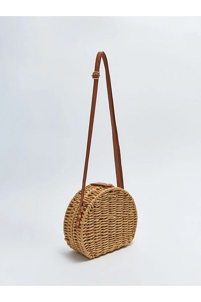 LC Waikiki Straw Women's Crossbody Bag