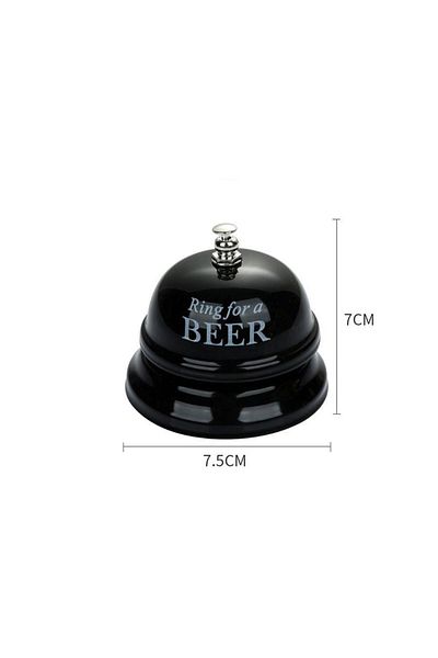 CajuArt Beer Decorated Ring - Written Table, Bell Reception Bar