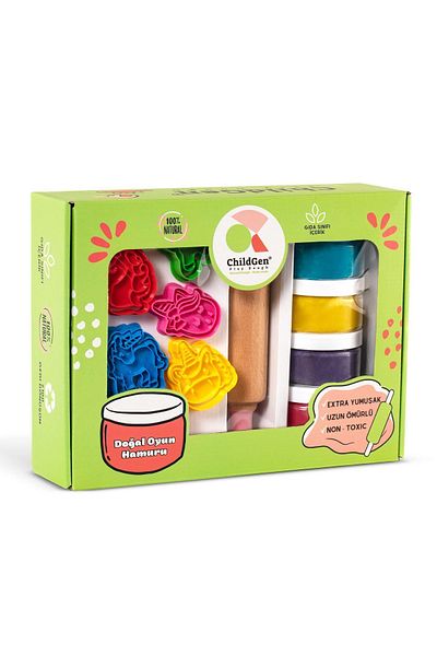 ChildGen Play Dough Natural Play Dough Premium Box Set - Unicorn