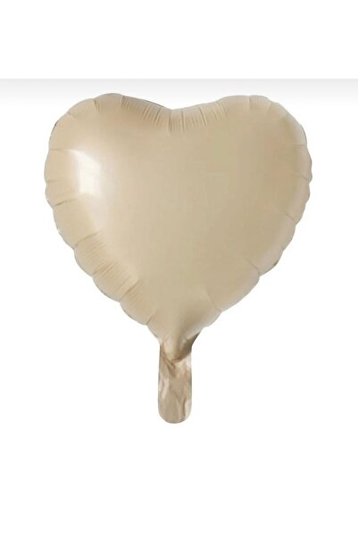 aloha concept 18 inch Heart Balloon și nuanțe retro bej nisipiu