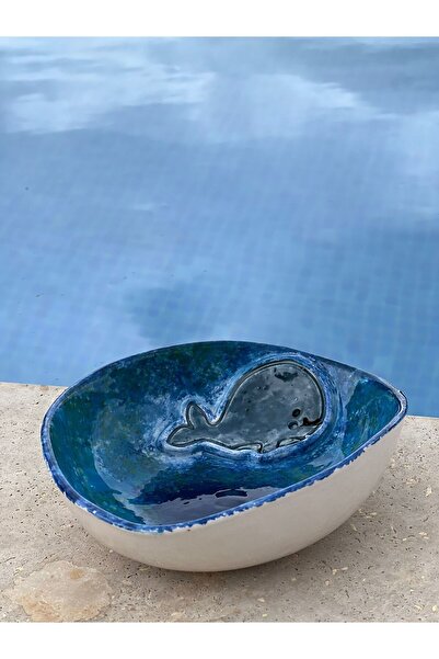 MeGgDecor Ειδικής Σχεδίασης Χειροποίητο - Μπολ Φάλαινας