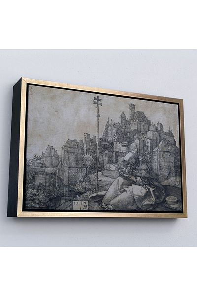 Harita Sepeti Σκελετός Albrecht Durer - Μεγάλος Αγίος Αντώνιος ζωγραφική-7122