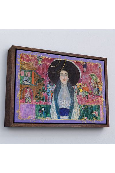 Harita Sepeti Gustav Klimt în cadru - Adele Bloch Painting-7086