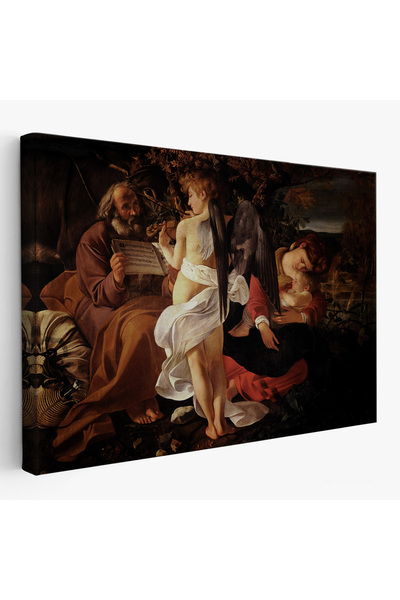 Harita Sepeti Caravaggio - Mısır'A Uçuşta Dinlenin Tablo - Rest On The Flight...