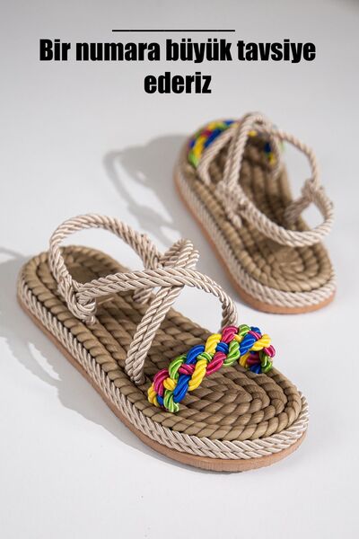 İncimoda Sandały ze słomy