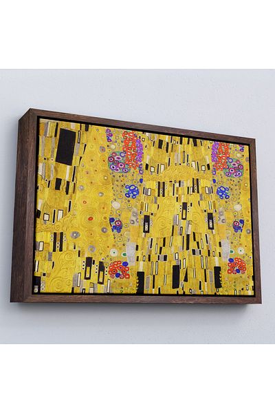 Harita Sepeti Gustav Klimt într-un cadru - Kiss Painting-7085
