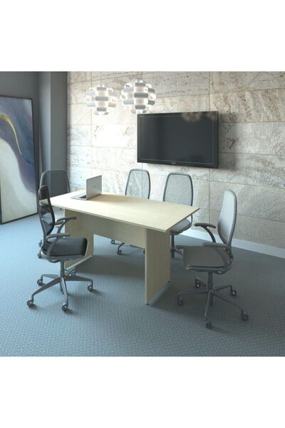 VENA Toplantı Masası 160x73x75 (18MM) Akçaağaç