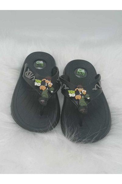 AkınalBellaa Flip-flops negri pentru băiat