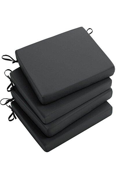 RevuBaby 4'lü Dış Mekan Sandalye Minderi , Bahçe Kanepe Minderi , İç Mekan Yemek Sandalyesi Minderi  4 ADET
