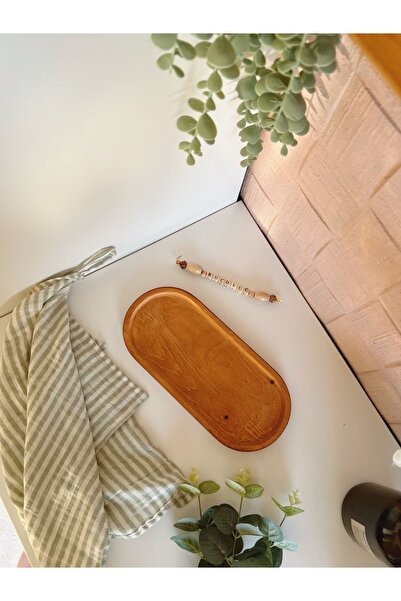 BUCOLIC Natural Natural Wooden Stand Oil Pot Presentation Stand Large Size/ Base