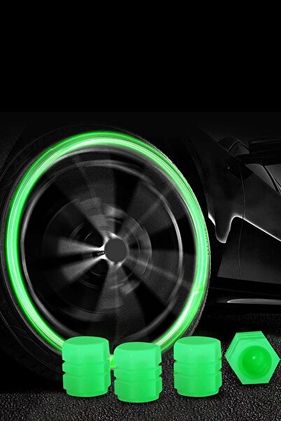 Sevram Collection Motor Sibop Kapağı Seti 12 Adet Yeşil Renkli Jant ışığı Sib...