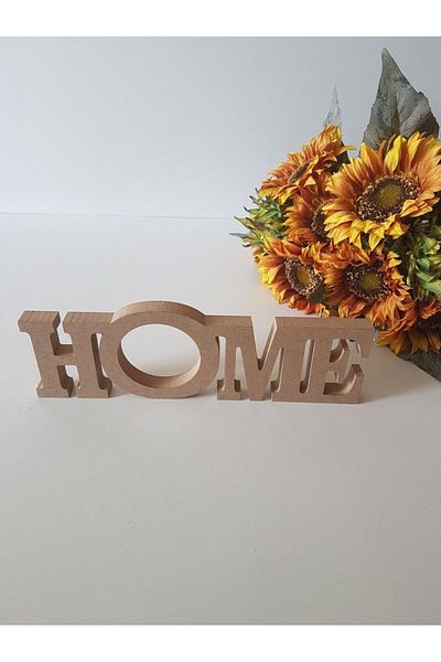 inwood Στολίδι πόρτας MDF - Ξύλινο Χρώμα, Στολίδι για το σπίτι με γράμματα