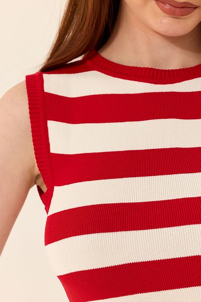 Cloudy Kids Striped Zero Sleeve Women's Athlete