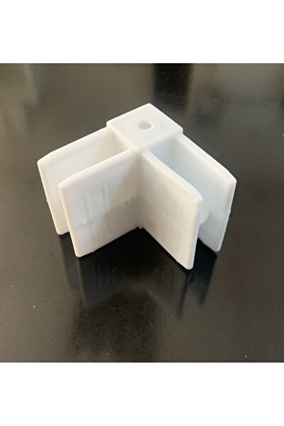 Tusem 20*40 Fly Screen Corner Mount - 8 Pieces - Right Door Connector - 6 Months - Hard Plastic