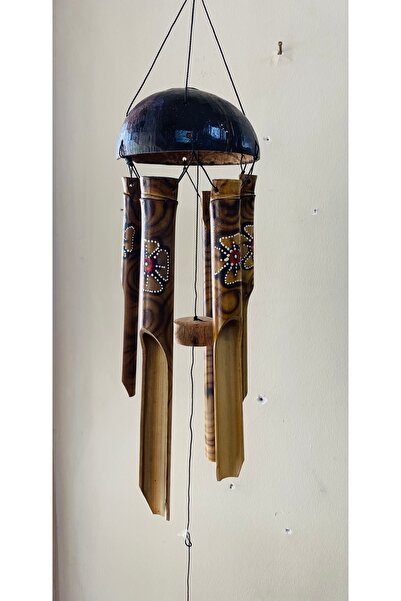 Hediye Seviyorum BAMBU  BALKON TERAS  BAHÇE RÜZGAR ÇANI