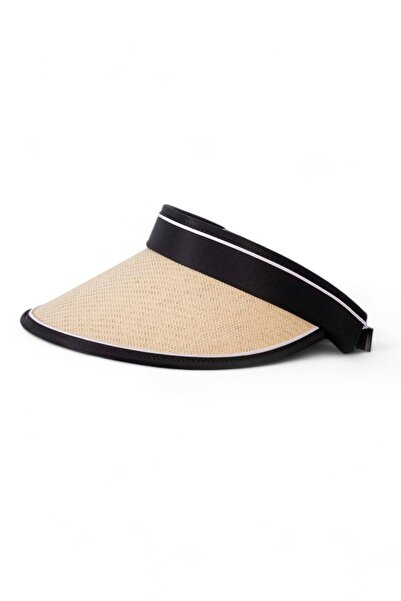 Eke Tekstil Ψάθινο καπέλο Stone Color - Αντηλιακό γείσο