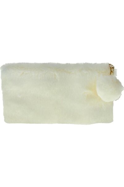 Dolphin Λούτρινη τσάντα μολυβιού με πομπόν - PC-898 (Μικτά χρώματα, 1 τεμάχιο)