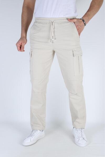 RetroPark ERKEK KARGO PANTOLON, BELİ KEMERLİ BOL PAÇA AYARLANABİLİR PAÇA KARGO AVCI TAKTİK KARGO CEPLİ PANT