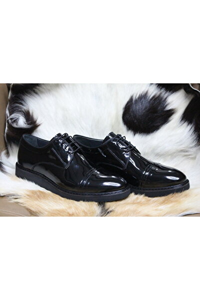 Tardelli Orthopedic Sole 4398 Black Patent Leather Men's Shoes