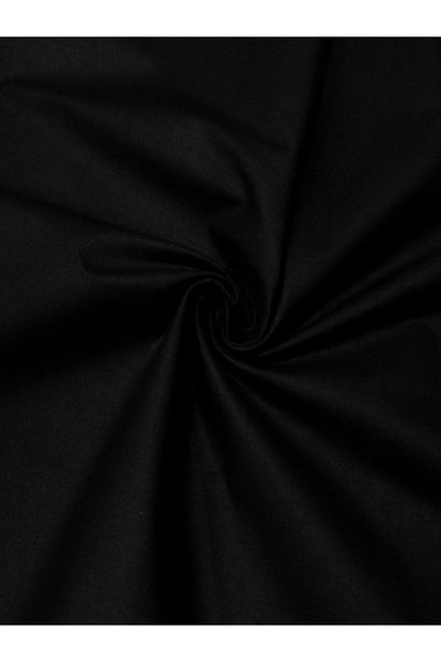 Elbasan Tekstil American Cloth Μαύρο Polycotton 240 cm Πλάτος