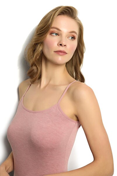 MYS GRUP TEKSTİL Bamboo String Hanging 3-piece Women's Undershirt - 668